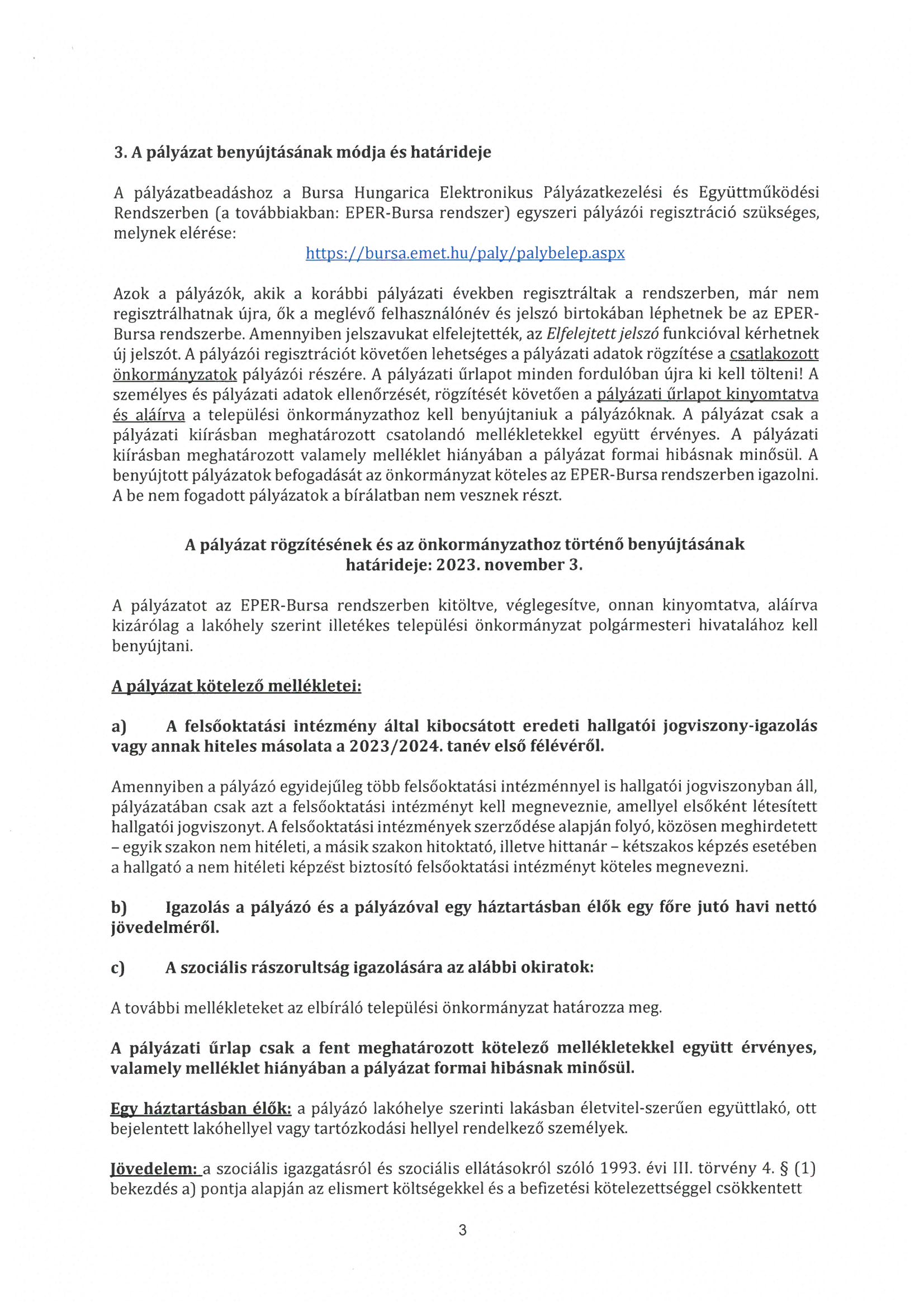 bursa hungarica a tipusu palyazati kiiras page 1