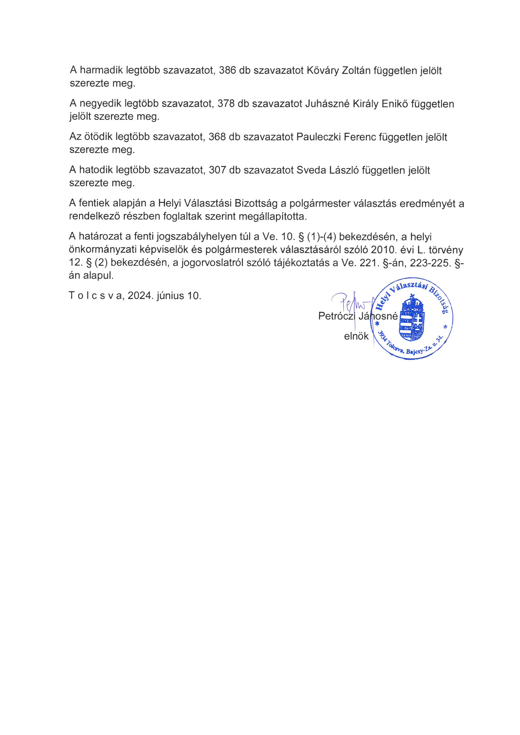 eredneny tolcsva kepviselo testulet page 1