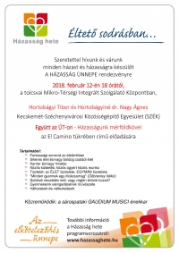 Házasság ünnepe: 2018.02.12.