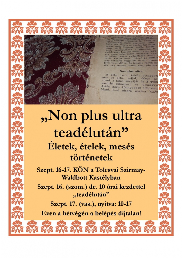 Kulturális Örökség Napok